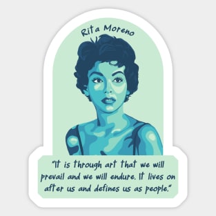 Rita Moreno Portrait Sticker